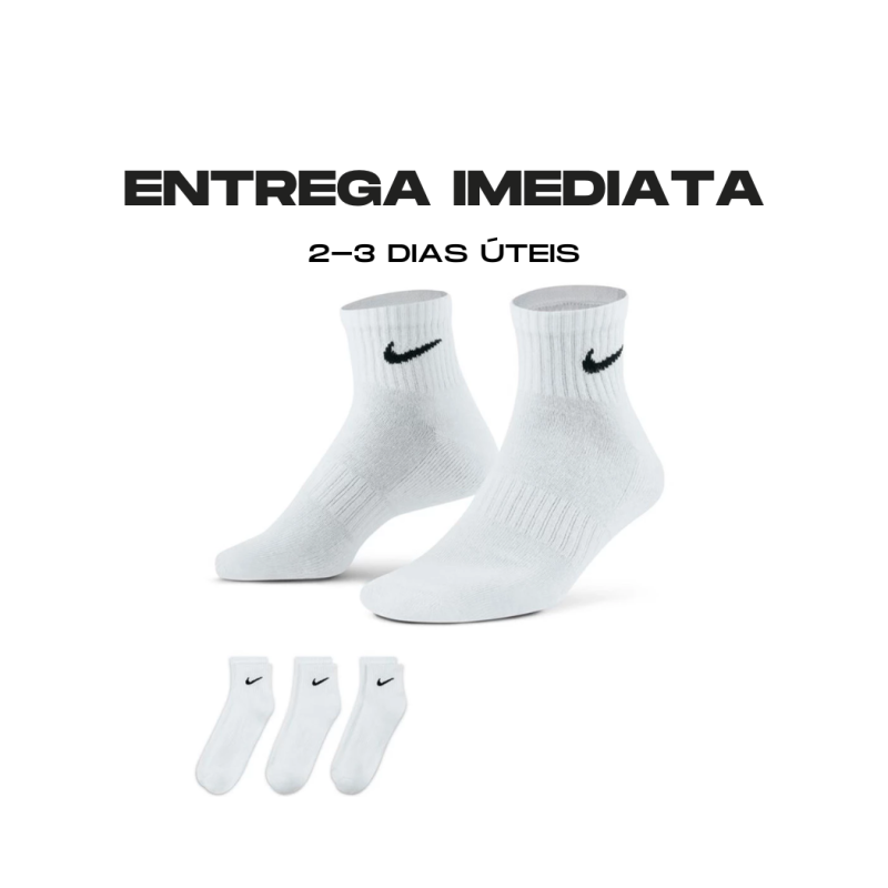 NK Socks Everyday 3 Pares - Todos tamanhos