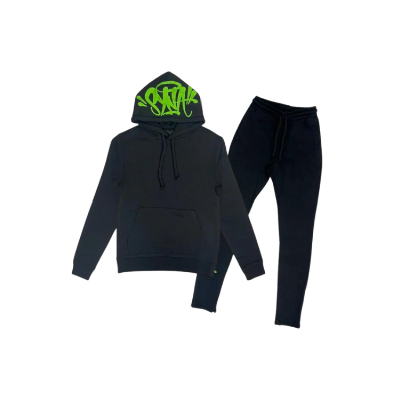 SYN World Tracksuit Black Green