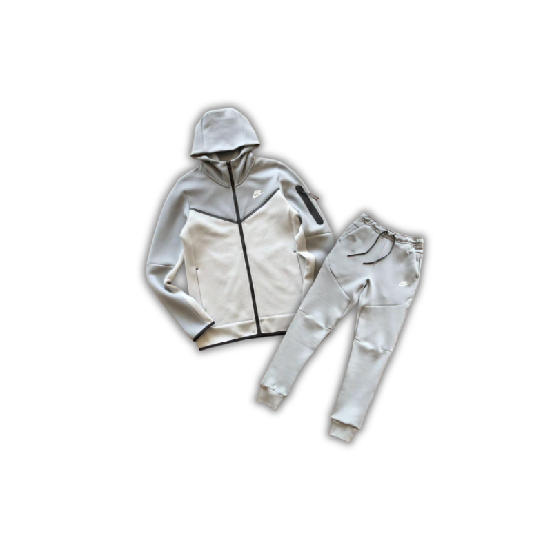 NK Tech Fleece Beige White Grey