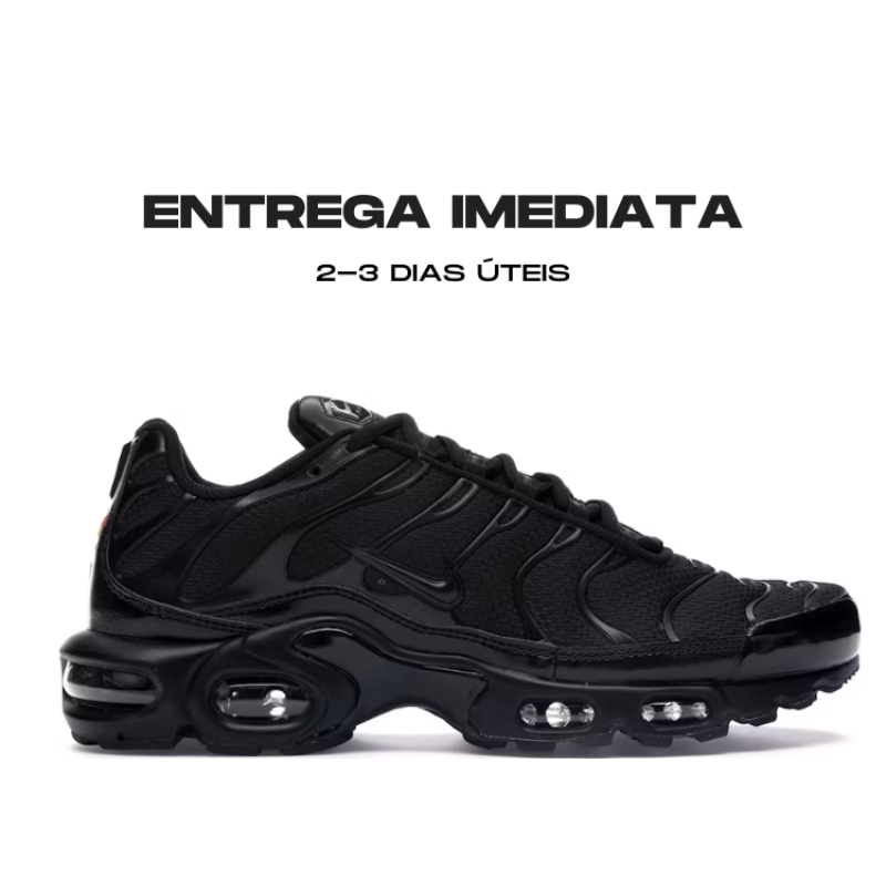 NK Tn Air Max Plus Triple Black - Tamanho: 39