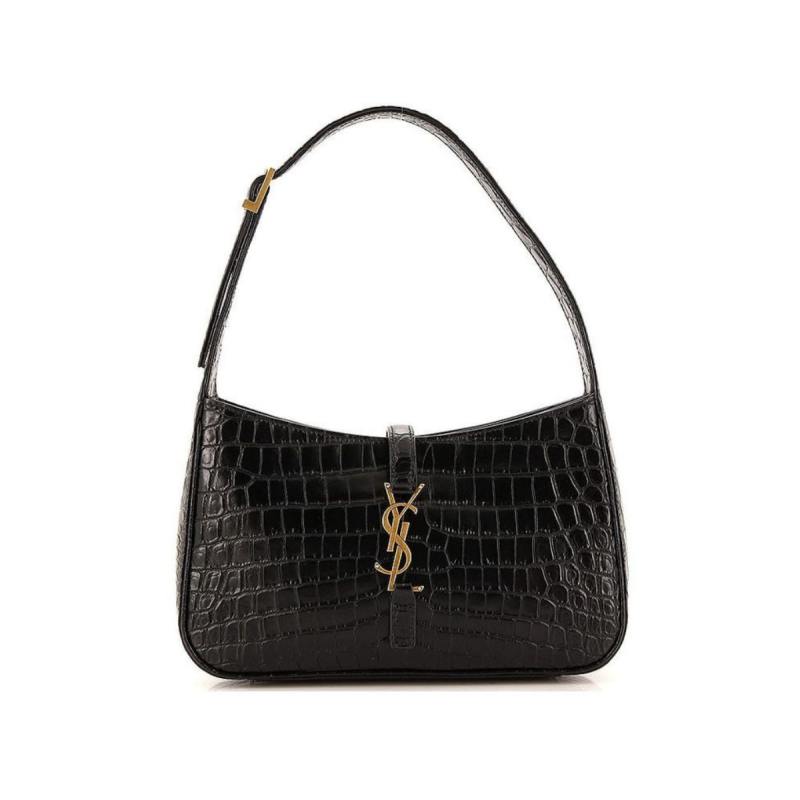 YVS Le 5 A 7 Bag Crocodile Black