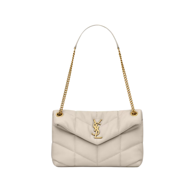 YVS Puffer Small Bag White