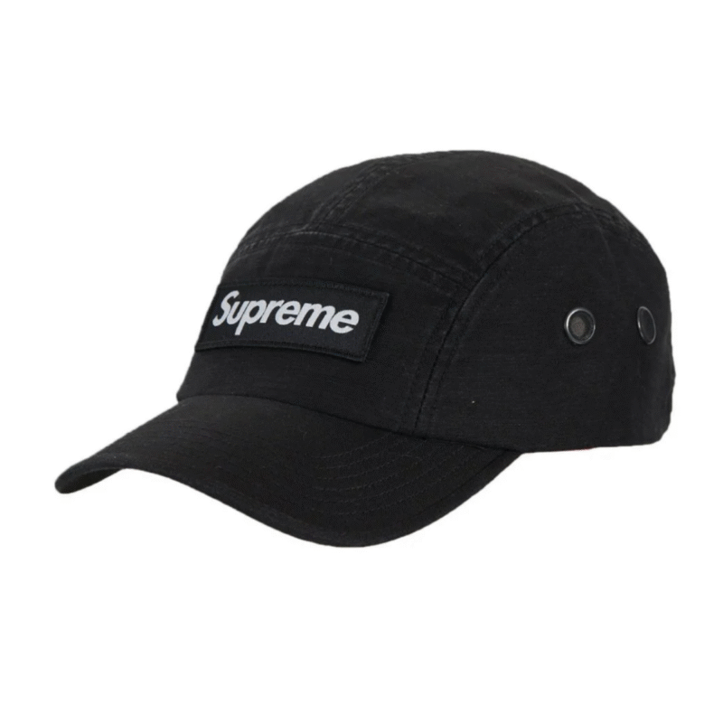 Supreme Logo Cap Black