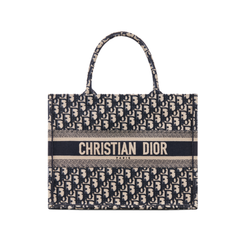 CD Medium Book Tote Bag Black