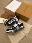 Louis Vuitton Trainer LV Sneaker Denim White Black
