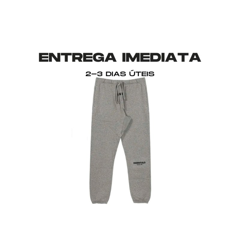 Fear of God ESS Grey Sweatpants - Tamanho: M