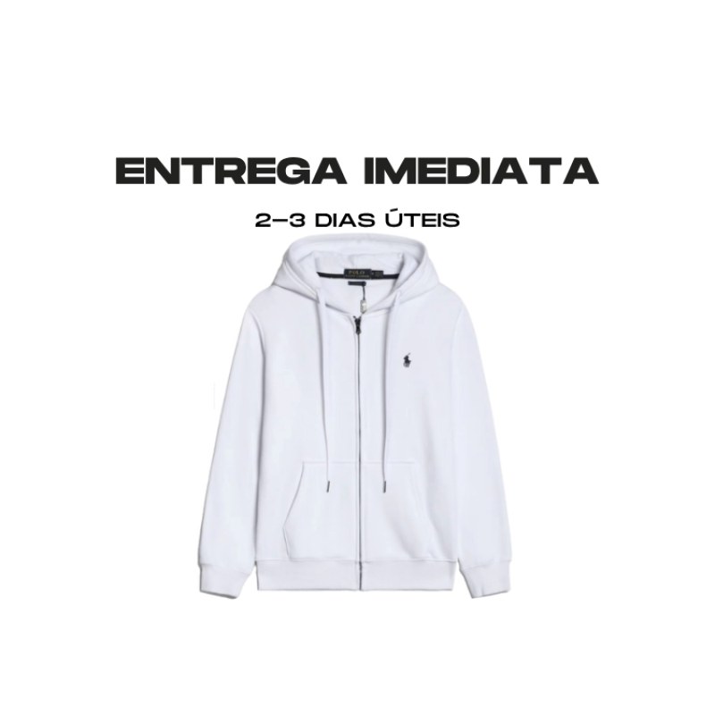 RL Zip Up White - Tamanho: M