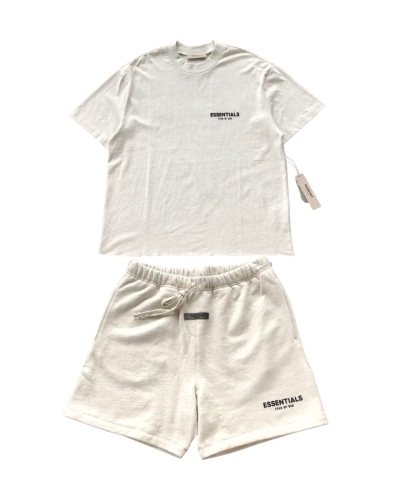 Fear of God Essentials Light Grey Fleece Full Set