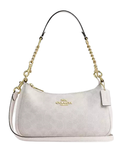 Coach Teri Shoulder Bag White