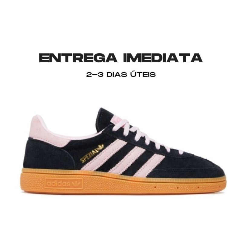 Handball Spezial Black Clear Pink Gum - Tamanho: 38