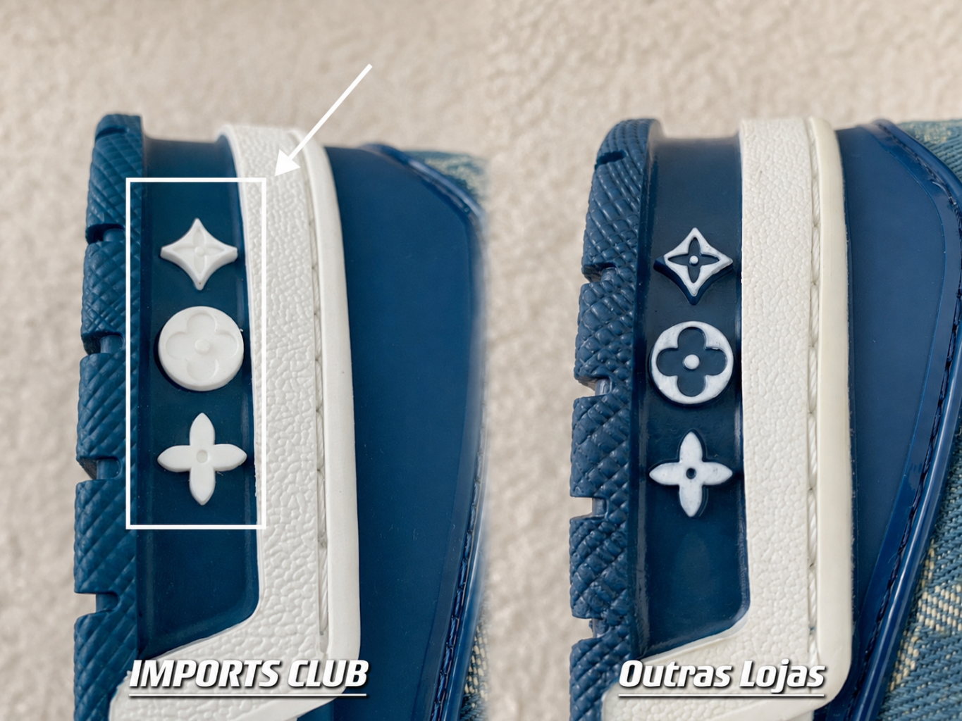 Comparação de qualidade: Imports Club vs outras lojas