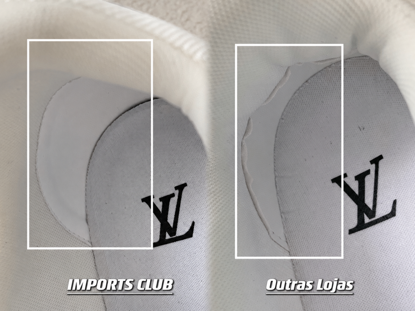 Comparação de qualidade: Imports Club vs outras lojas