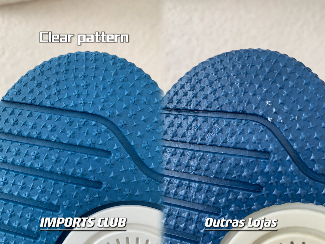 Comparação de qualidade: Imports Club vs outras lojas
